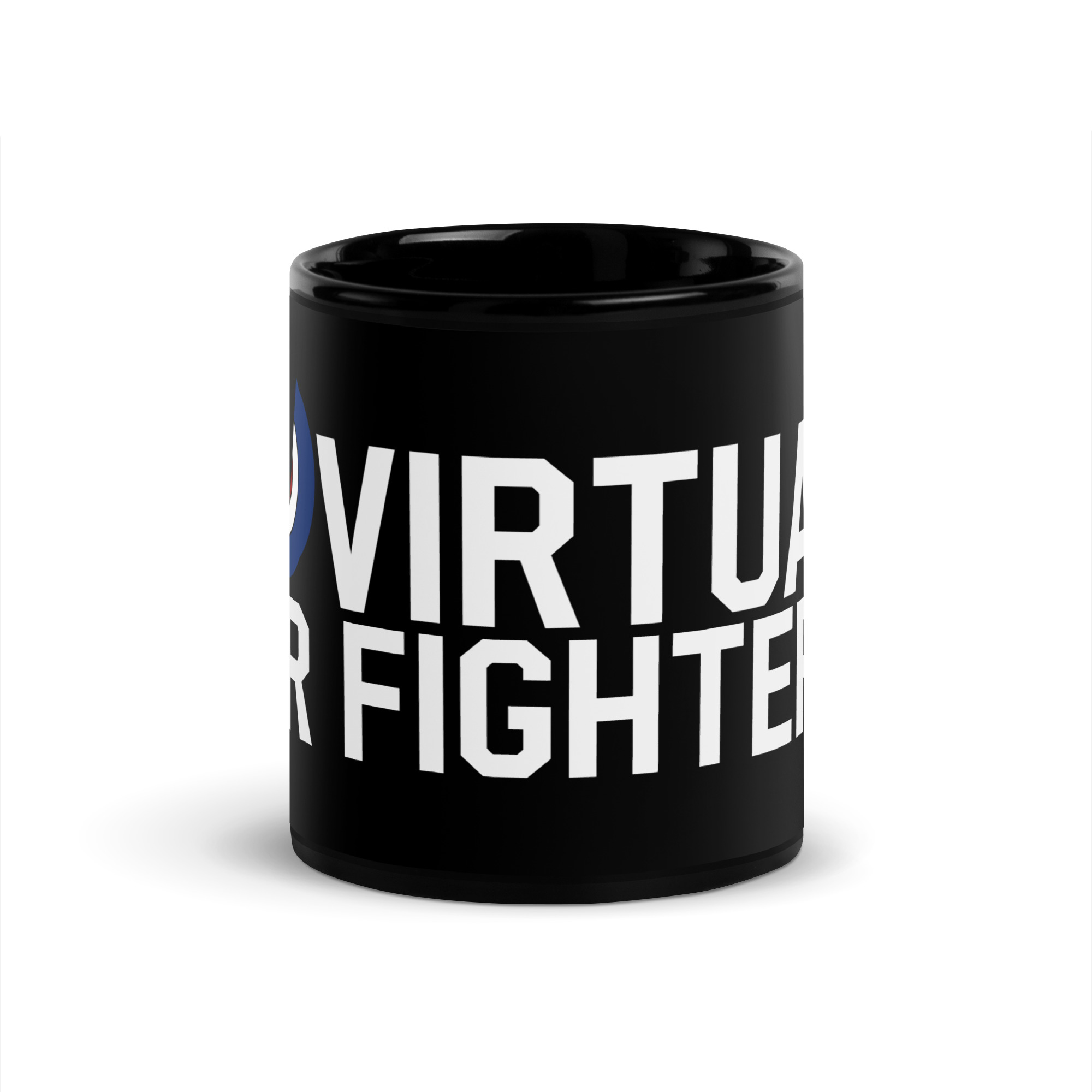 Virtual Air Fighters - Black Glossy Mug - Image 6