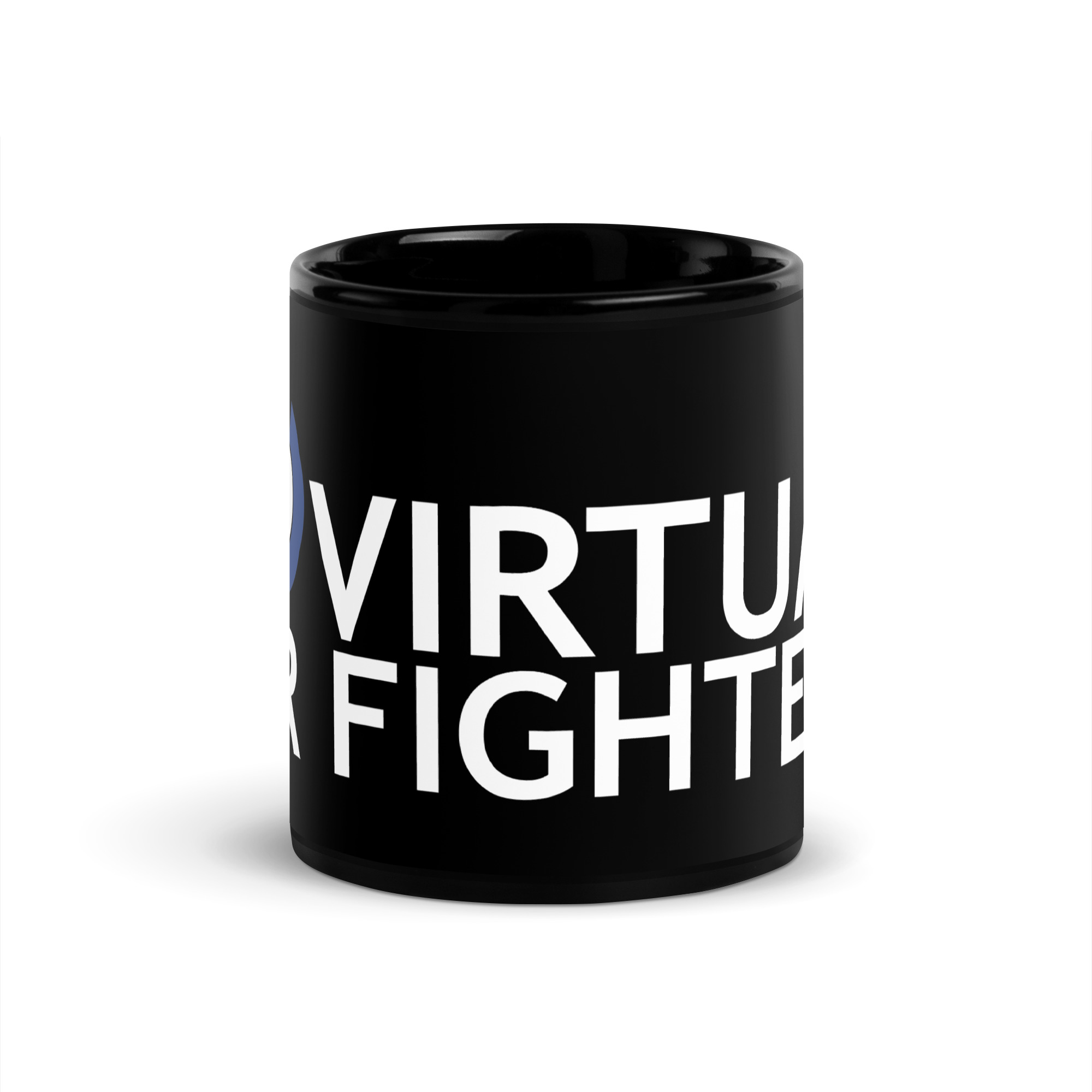 Virtual Air Fighters - Black Glossy Mug - Image 4