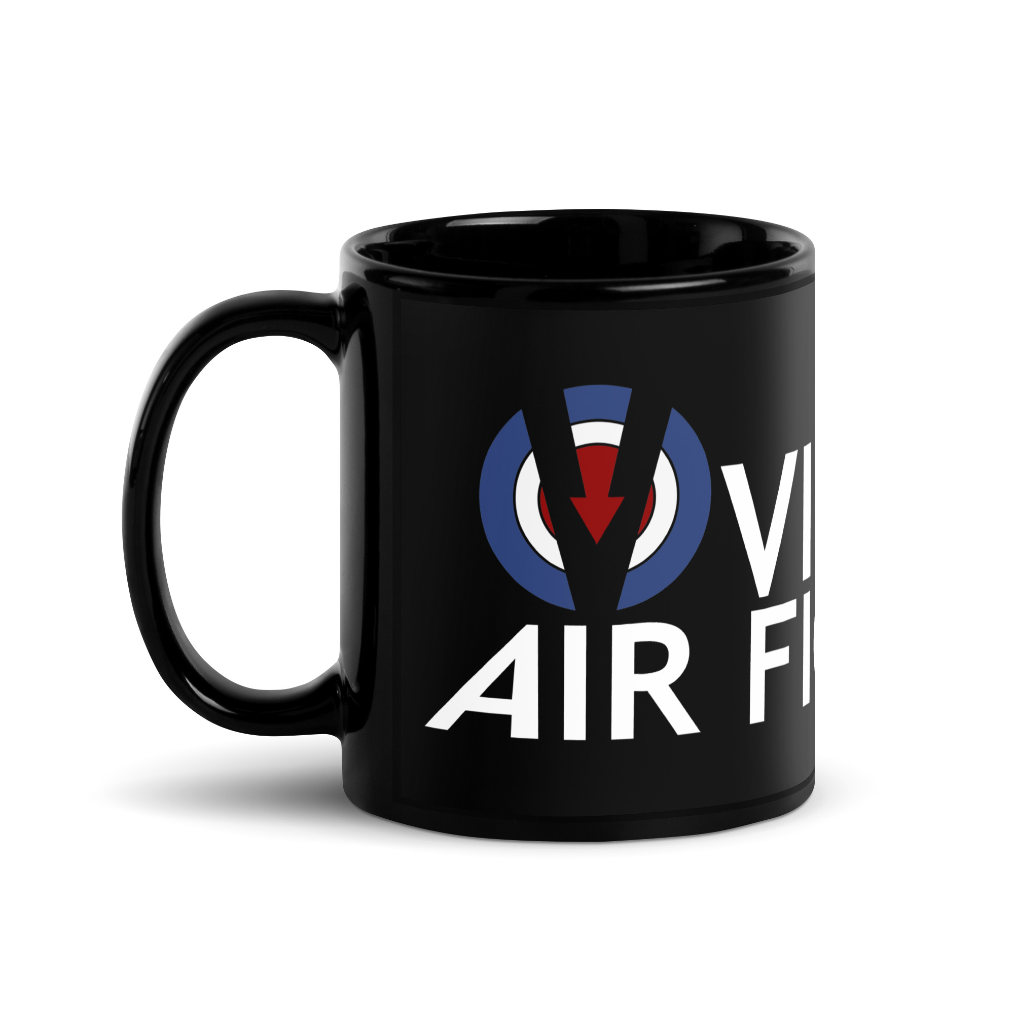 Virtual Air Fighters - Black Glossy Mug