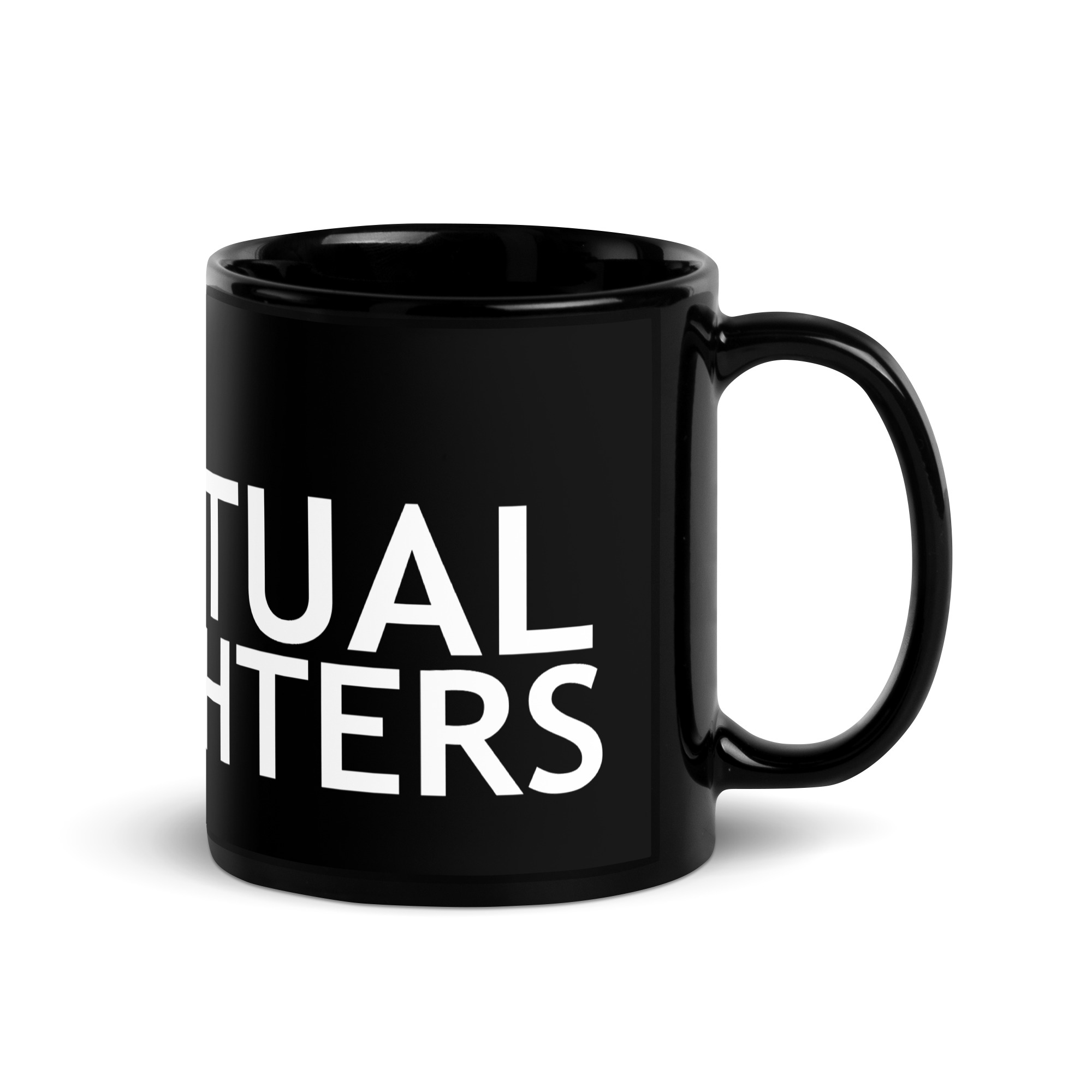 Virtual Air Fighters - Black Glossy Mug - Image 2