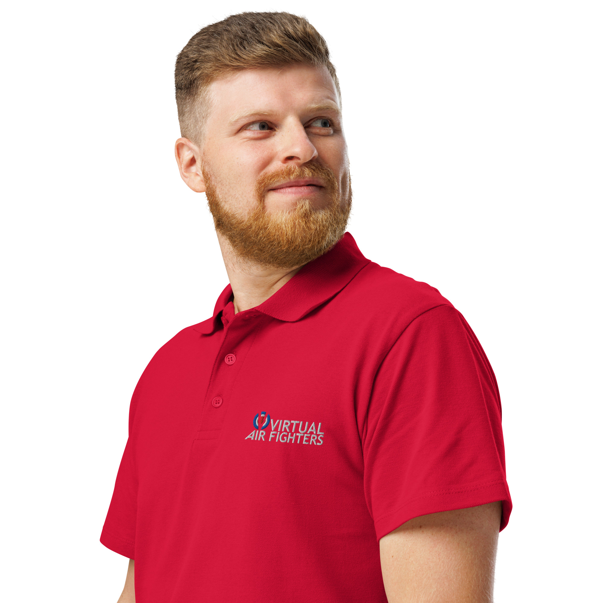 VAF Logo - Premium pique polo shirt - Image 6